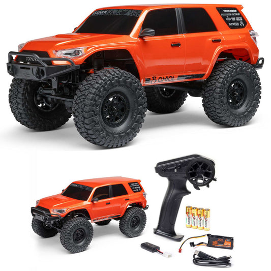 Axial - AXI-2035T1 1/24 SCX24 Toyota 4Runner 4X4 RTR Brushed Rock Crawler Orange