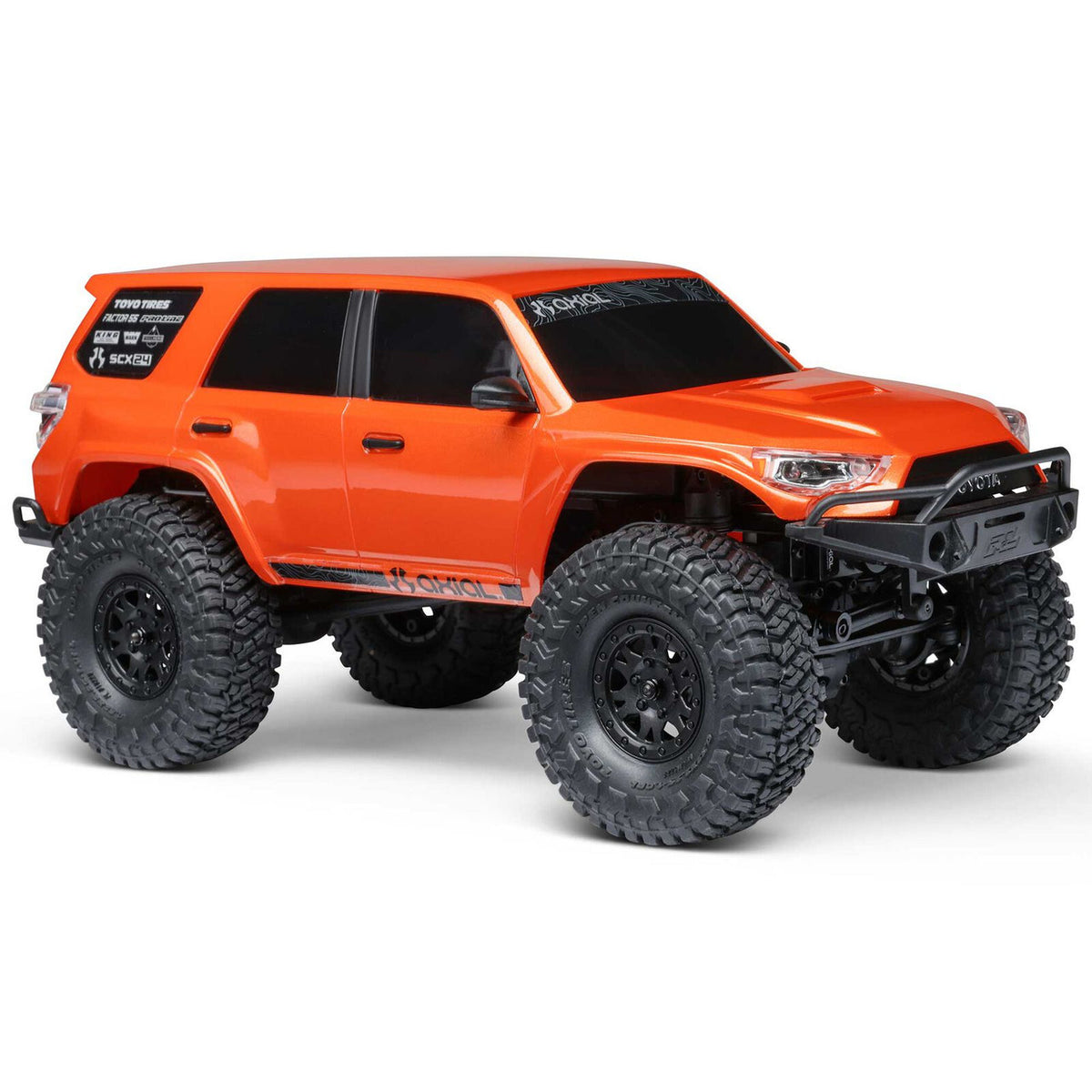 Axial - AXI-2035T1 1/24 SCX24 Toyota 4Runner 4X4 RTR Brushed Rock Crawler Orange