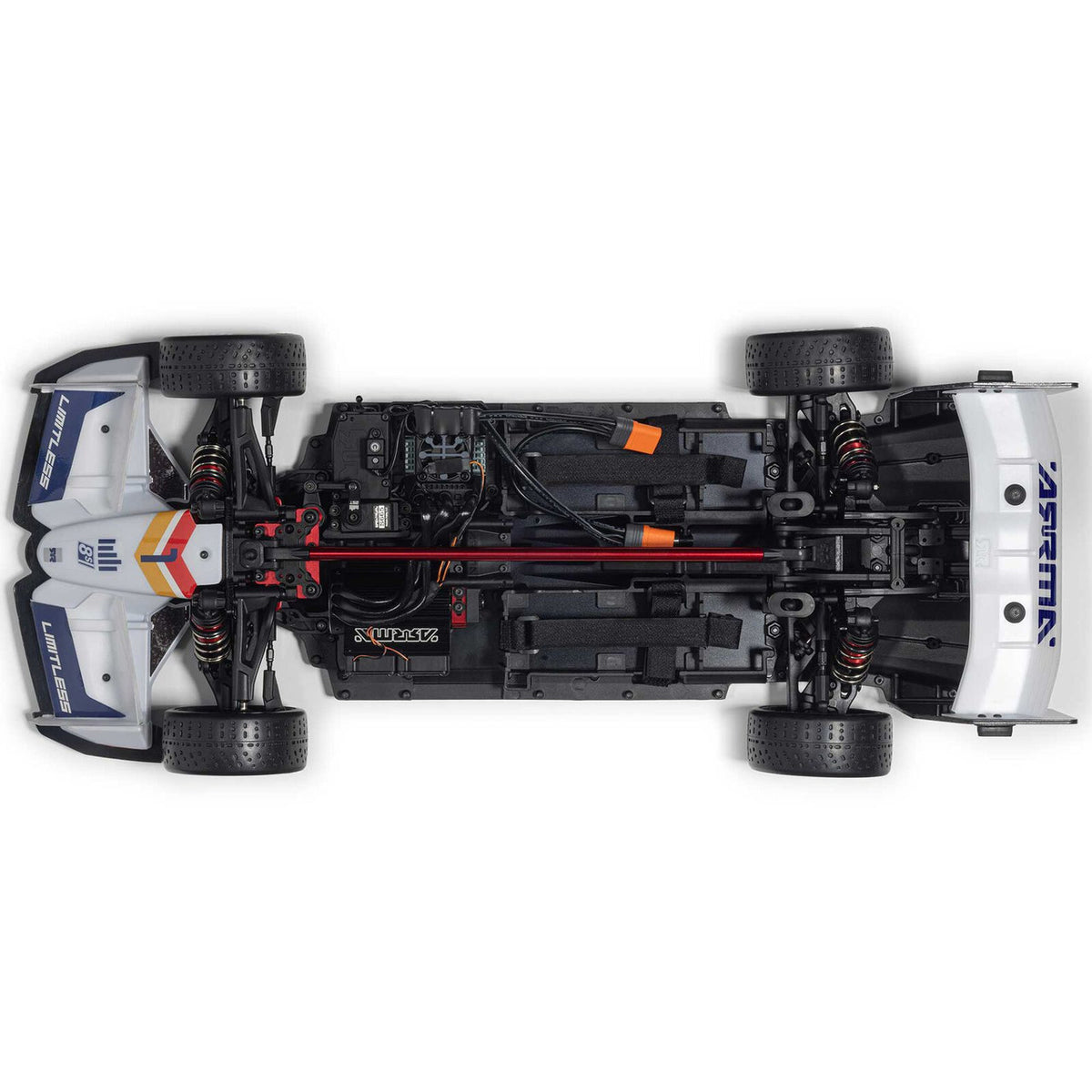Arrma 1/7 LIMITLESS 8S AVC 4X4 RTR Brushless Street Speed, White/Blue ARA7816T2