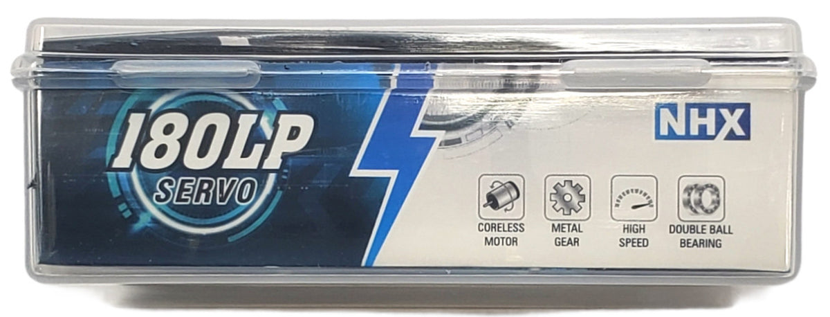 NHX 180LP Coreless Motor 180 oz / .05 Titanium Gear Digital Low Profile HV Servo